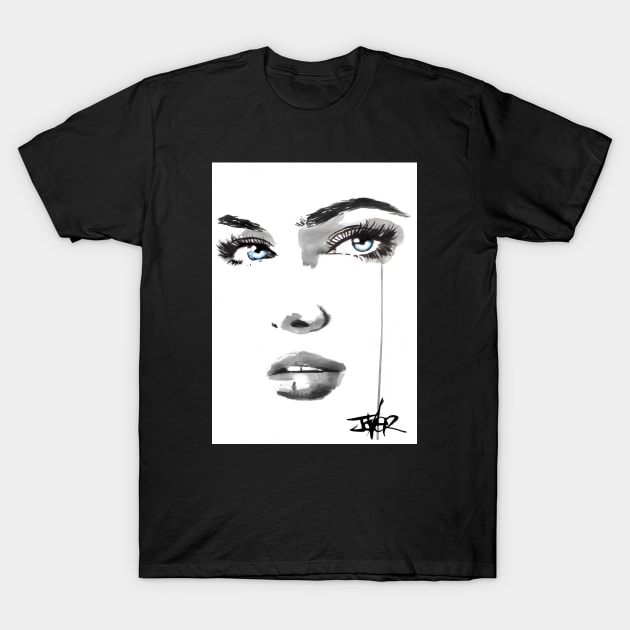 face #222 T-Shirt by Loui Jover 